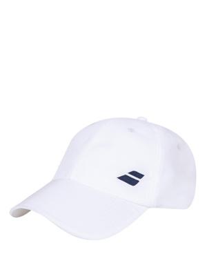 Basic Logo Beyaz Tenis Şapkası