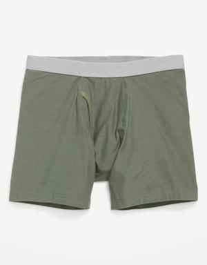 Old Navy Soft-Washed Built-In Flex Boxer-Brief Underwear for Men -- 6.25-inch inseam green