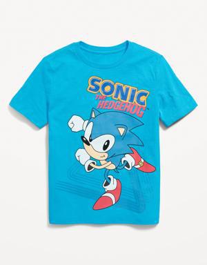 Sonic The Hedgehog™ Gender-Neutral Graphic T-Shirt for Kids blue