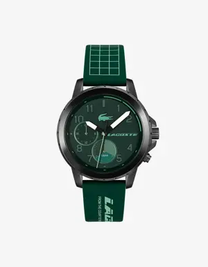 Relógio Endurance multifunções de silicone verde para homem