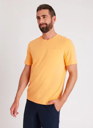 Kit And Ace Hemlock Short Sleeve V-Neck Tee. 1