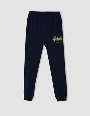 Erkek Çocuk Batman Pamuklu Uzun Kollu Pijama Takım