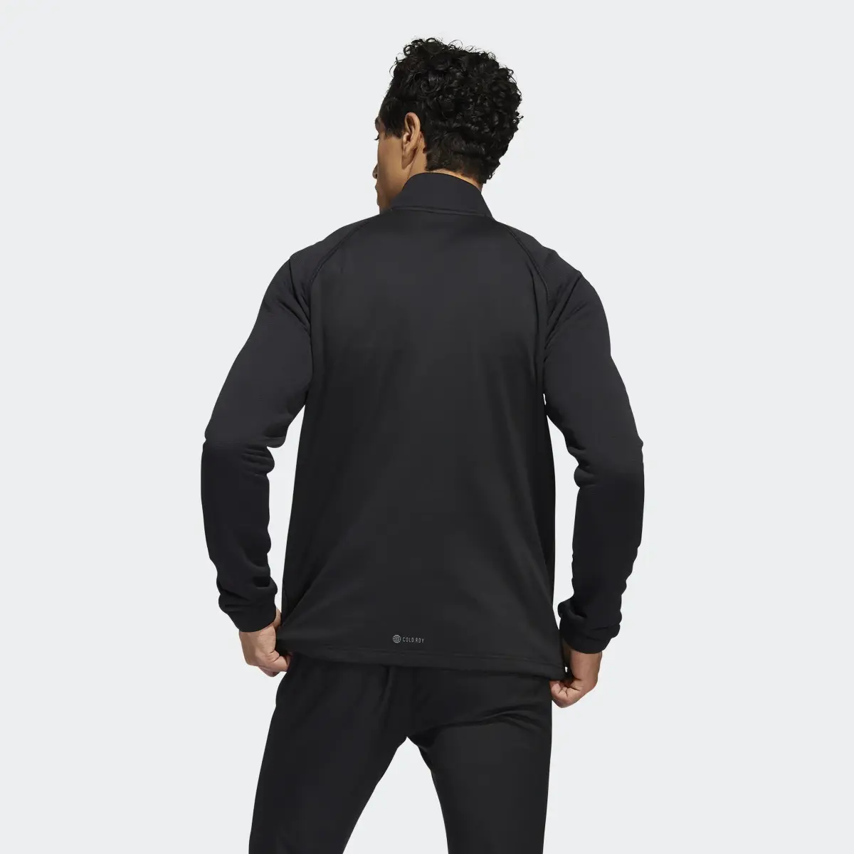 Adidas Statement Fleece 1/4-Zip Golf Pullover. 3