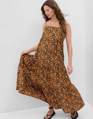 Maternity Tiered Maxi Dress multi