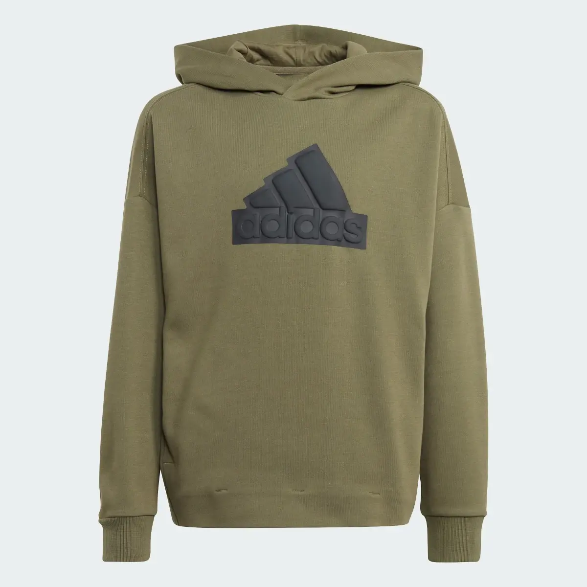 Adidas Future Icons Logo Hooded Sweatshirt. 1