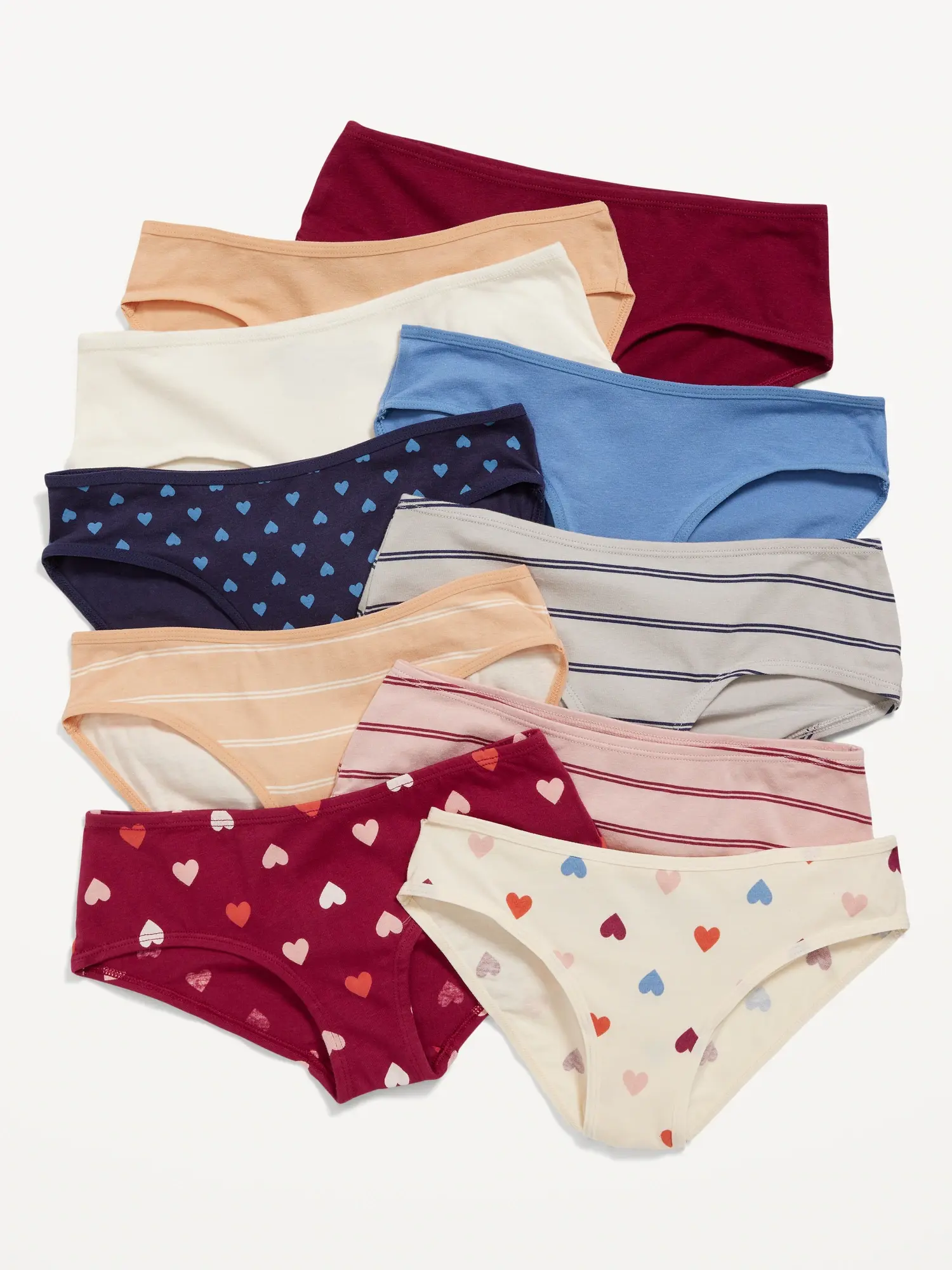 Old Navy Hipster Underwear 10-Pack for Girls silver. 1