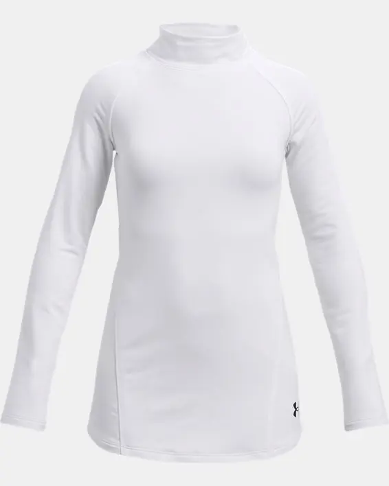 Under Armour Girls' ColdGear® Mock Long Sleeve. 1