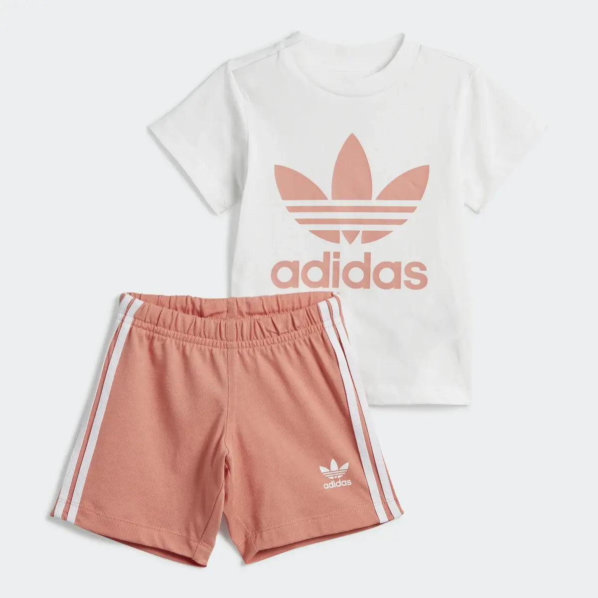 Adidas Adicolor Trefoil Shorts Tee Set. 2