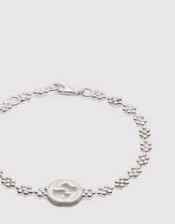 Interlocking G bracelet in silver