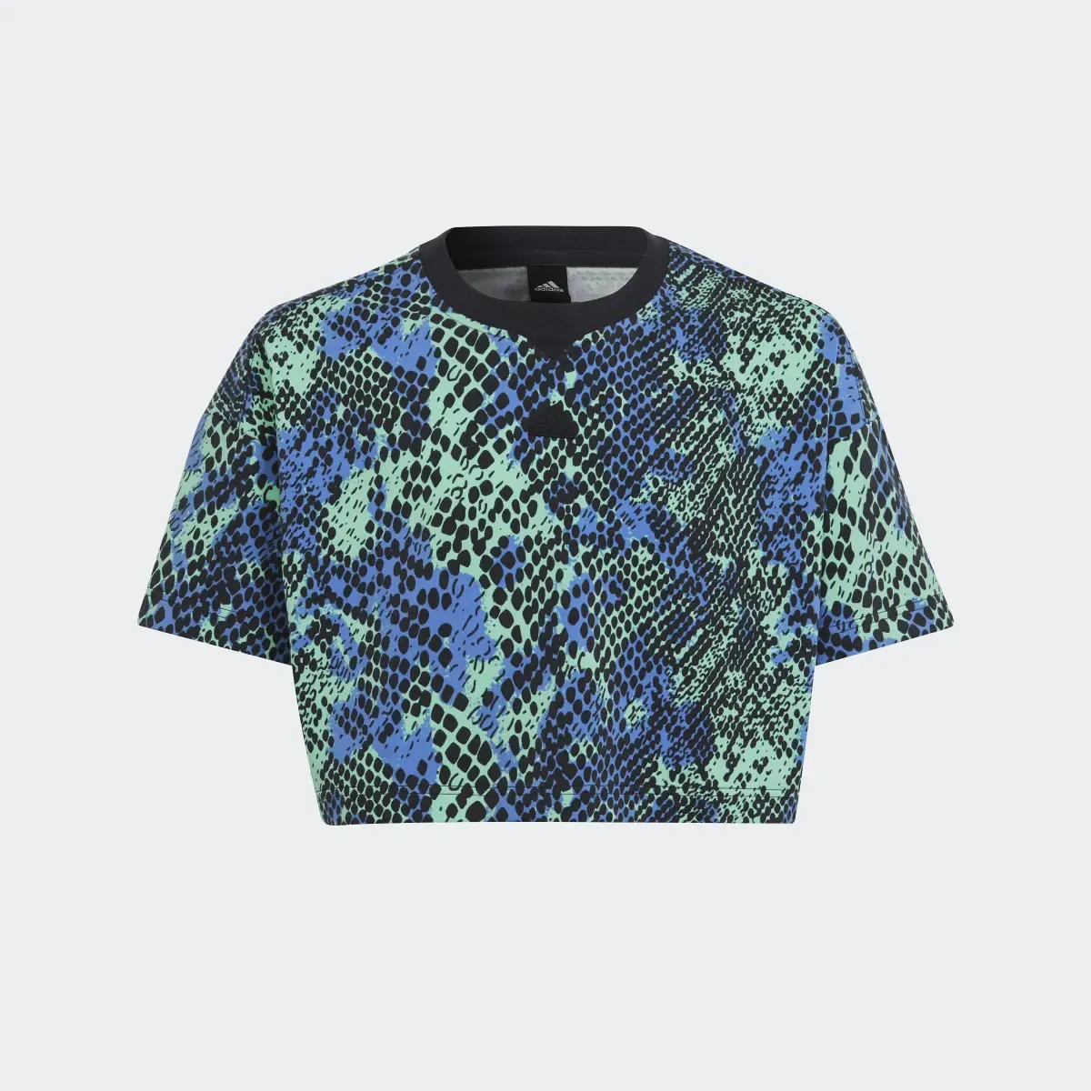 Adidas Future Icons Allover Print Cotton Tişört. 1