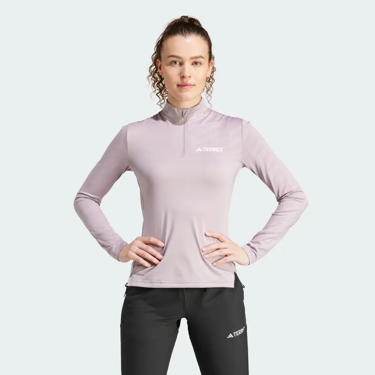 Adidas Terrex Multi Half-Zip Long Sleeve Long-Sleeve Top. 2