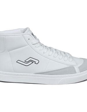 28166 Beyaz - Gri Bilekli Erkek Sneaker Spor Ayakkabı