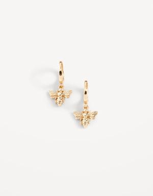Real Gold-Plated Huggie Hoop Earrings for Women gold