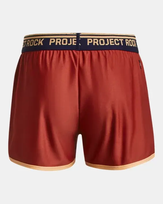 Under Armour Girls' Project Rock Play Up Shorts. 2