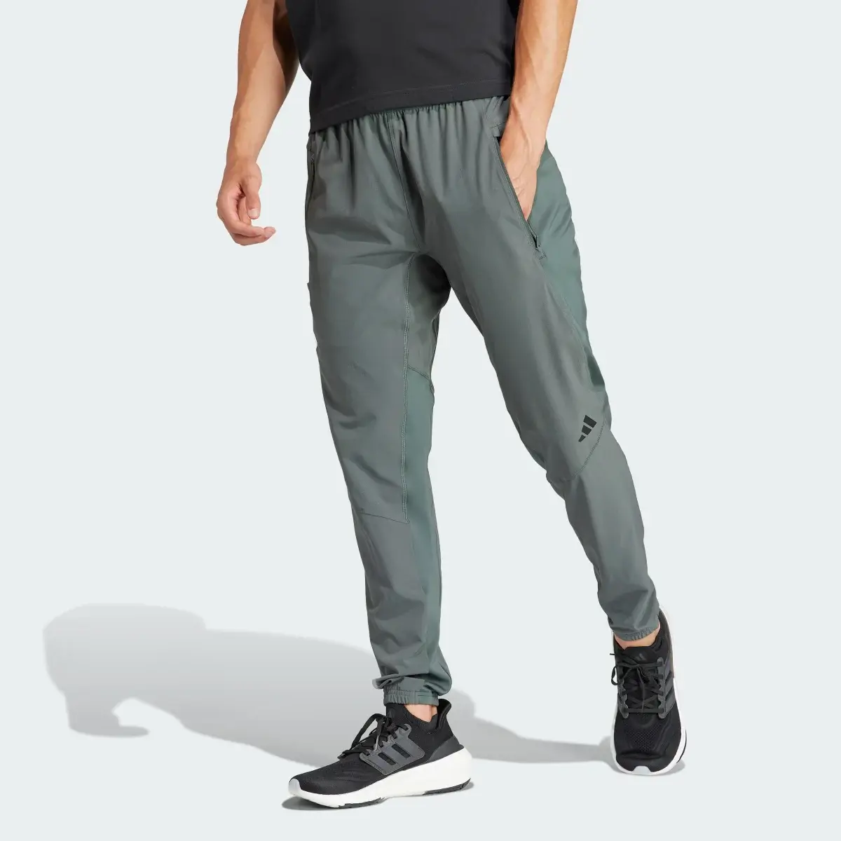 Adidas Designed for Training Workout Joggers. 1