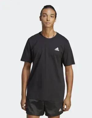 Adidas Essentials Single Jersey Embroidered Small Logo T-Shirt. 2 Adidas Essentials Single Jersey Embroidered Small Logo T-Shirt. 2