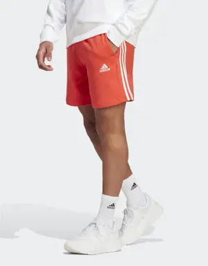Adidas Short à 3 bandes en moleton Essentials
