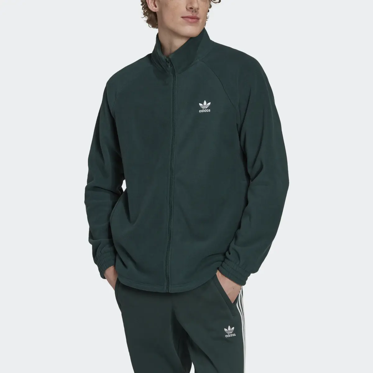 Adidas Chaqueta Adicolor Classics Trefoil Teddy Fleece. 1