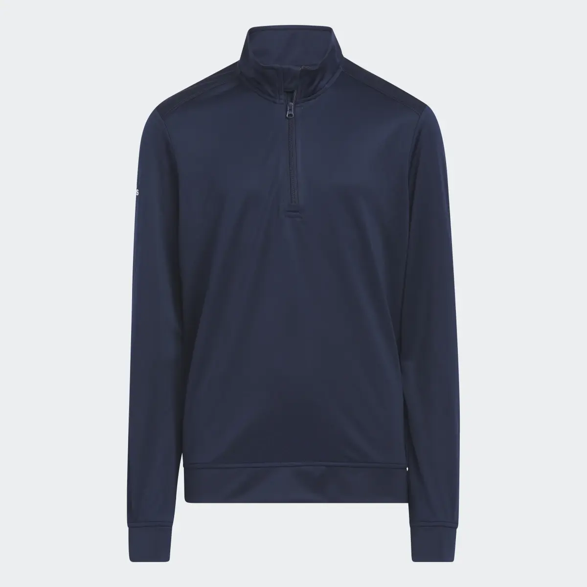 Adidas Heather Quarter Zip Golf Pullover. 1