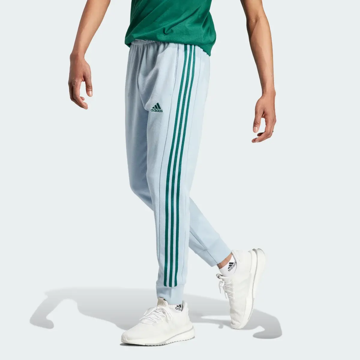 Adidas Essentials French Terry Tapered Cuff 3-Stripes Eşofman Altı. 1