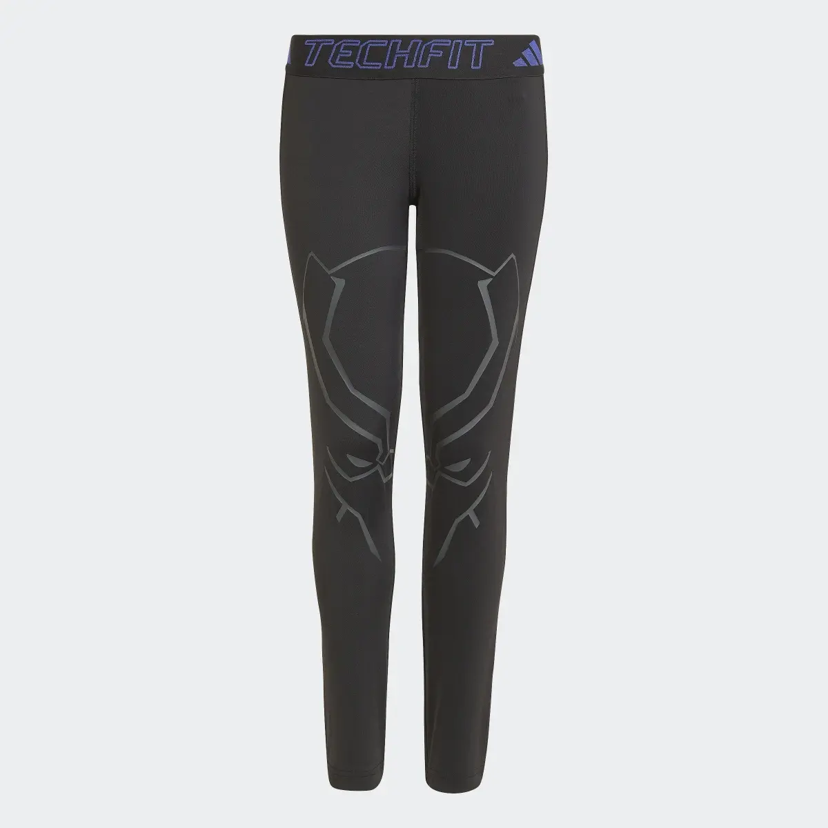 Adidas Tight lunghi Techfit Marvel Black Panther. 1