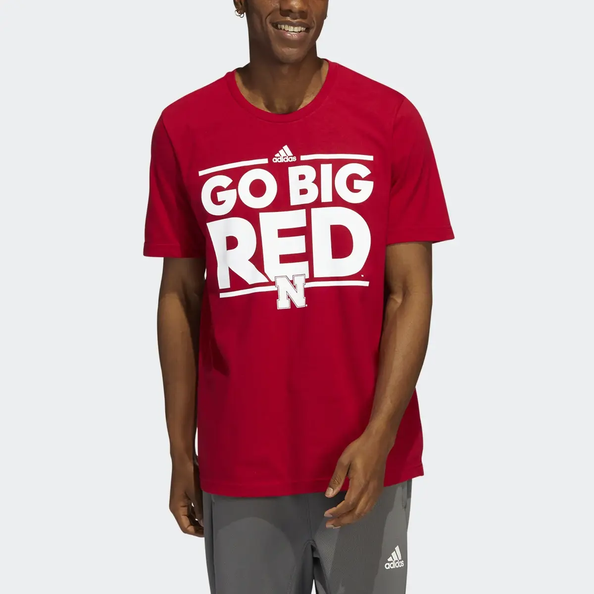 Adidas Cornhuskers Tee. 1