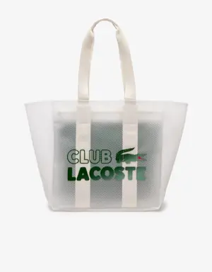 Shopping bag unisex trasparente Lacoste