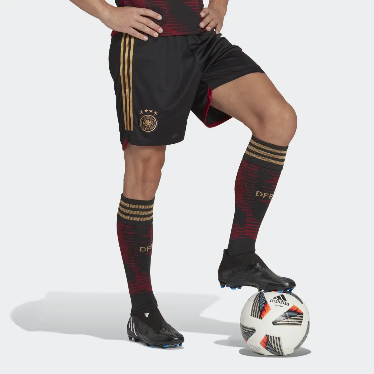 Adidas Germany 22 Away Shorts. 3