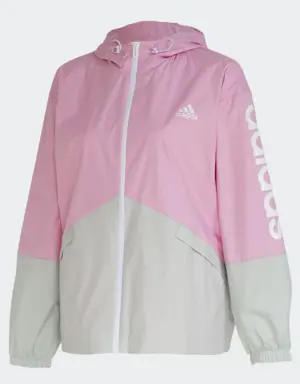 Adidas Rompevientos Essentials Logo Alargado