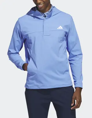 Sweat-shirt à capuche de golf à quart de zip en ripstop
