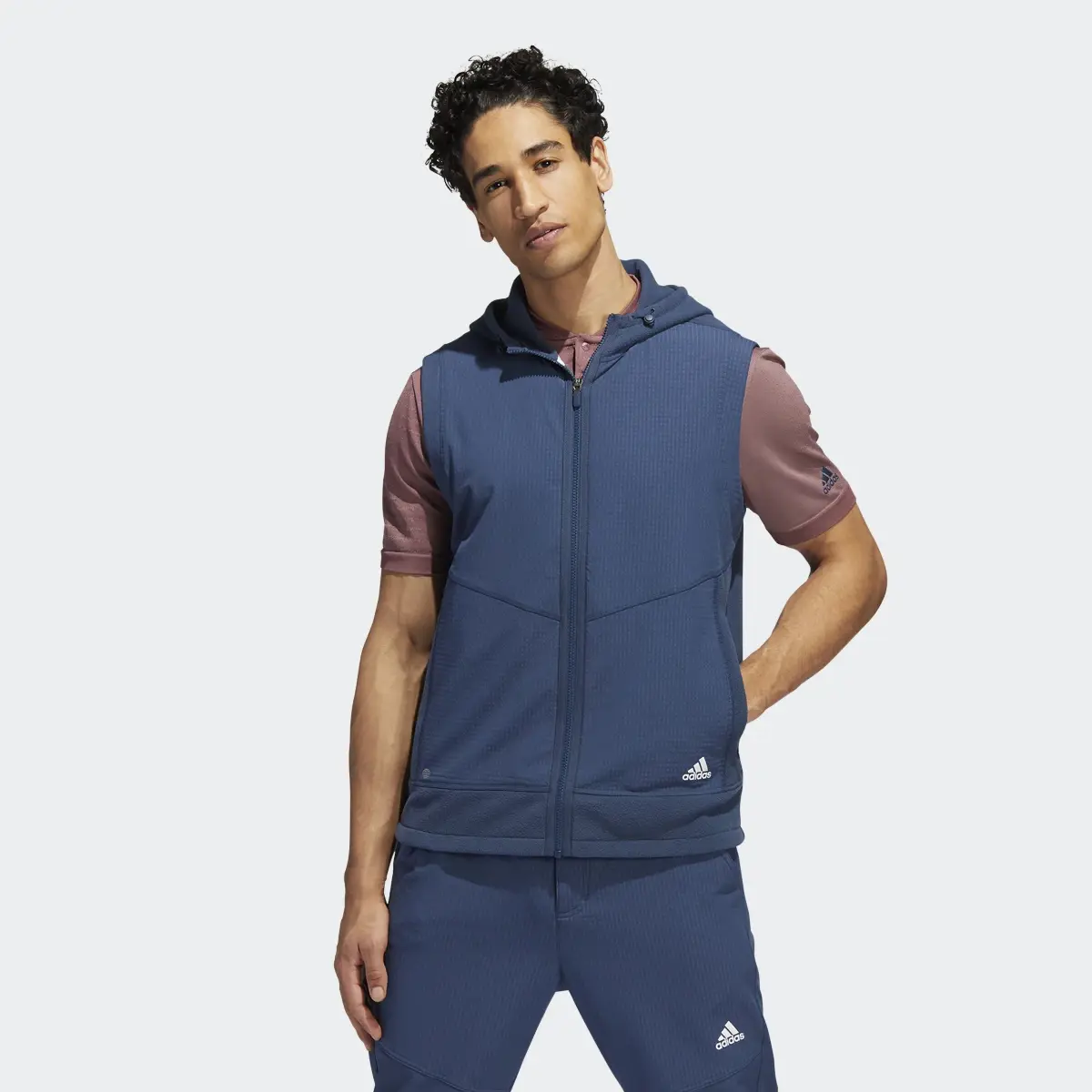 Adidas Statement Full-Zip Hooded Vest. 2
