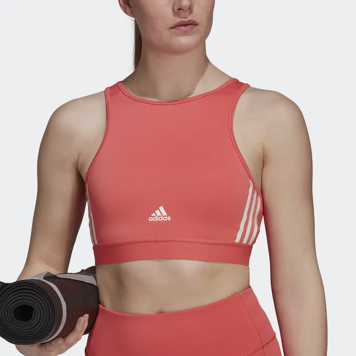 Adidas Top Deportivo de Entrenamiento Hyperglam AEROREADY Soporte Ligero. 1