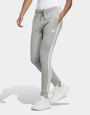 Adidas Pantalon fuselé en molleton à 3 bandes Essentials