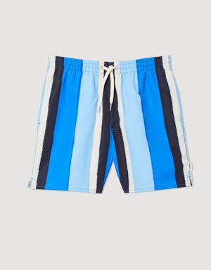 Printed striped swim shorts Login to add to Wish list