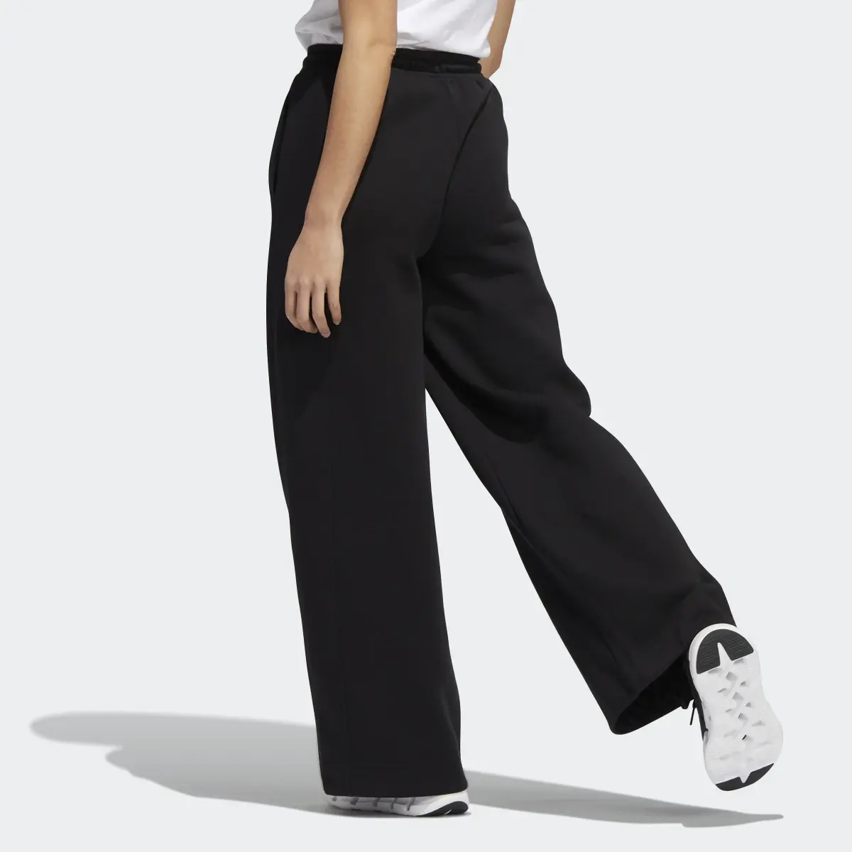 Adidas ALL SZN Fleece Wide Pants. 2