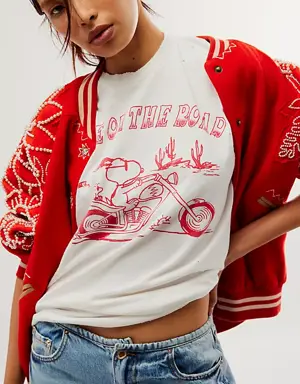 Snoopy Home On The Road Tee