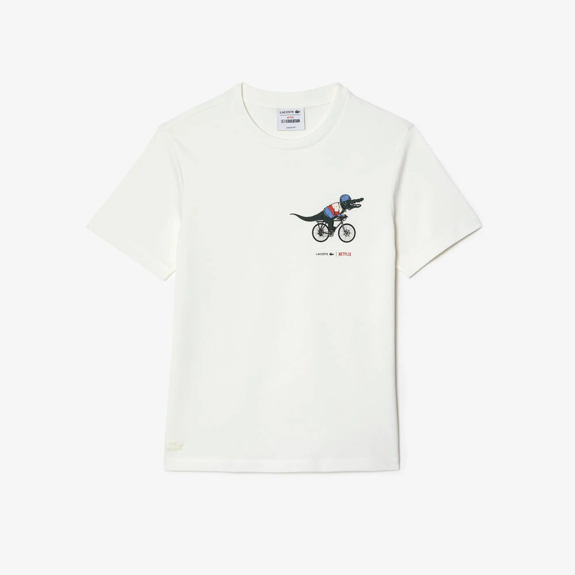 Lacoste Camiseta de mujer Lacoste × Netflix en punto de algodón ecológico. 2