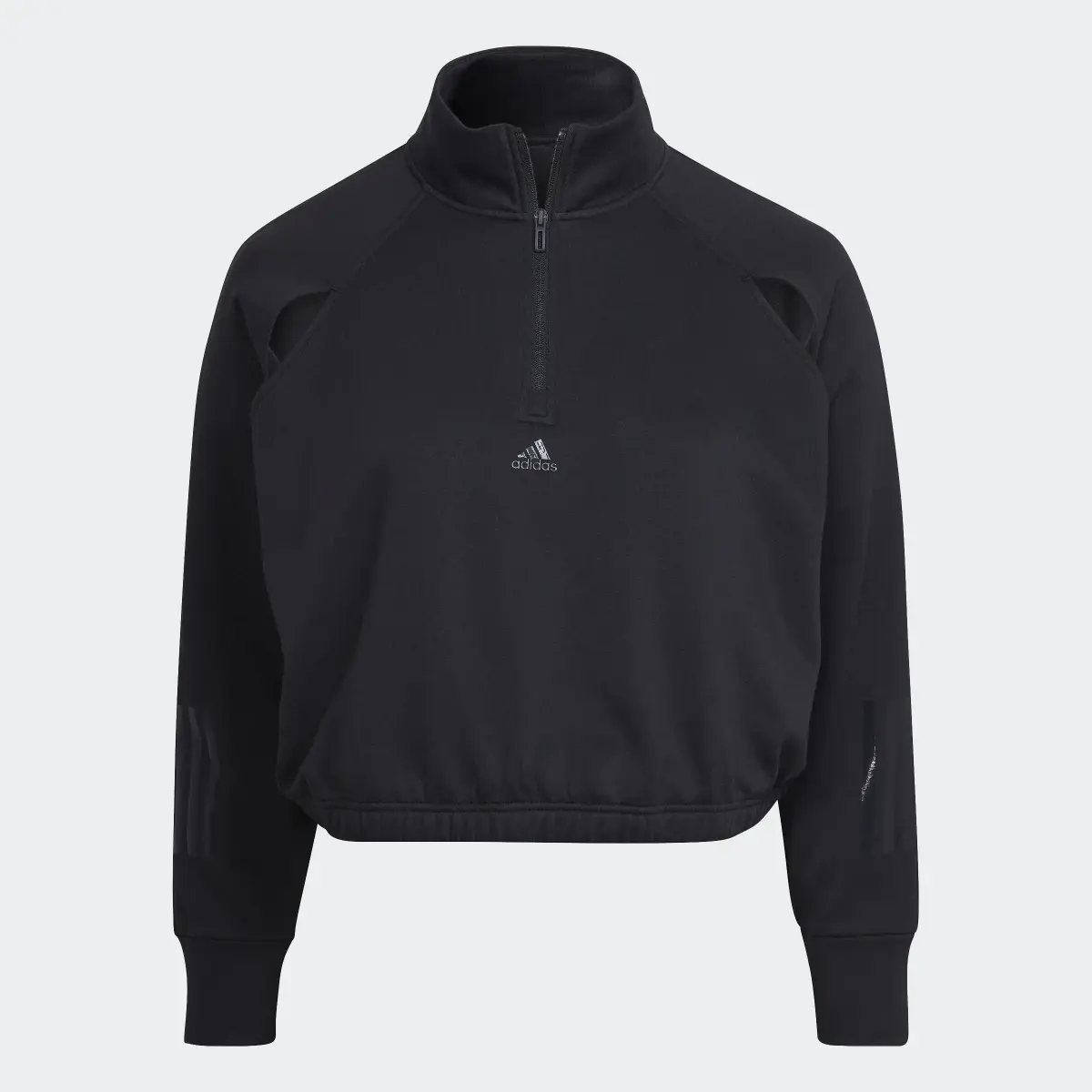 Adidas Hyperglam Fleece Sweater (Plus Size). 1