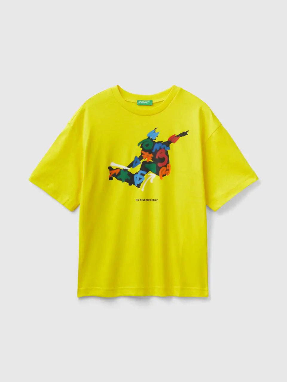 Benetton crew neck t-shirt with print. 1