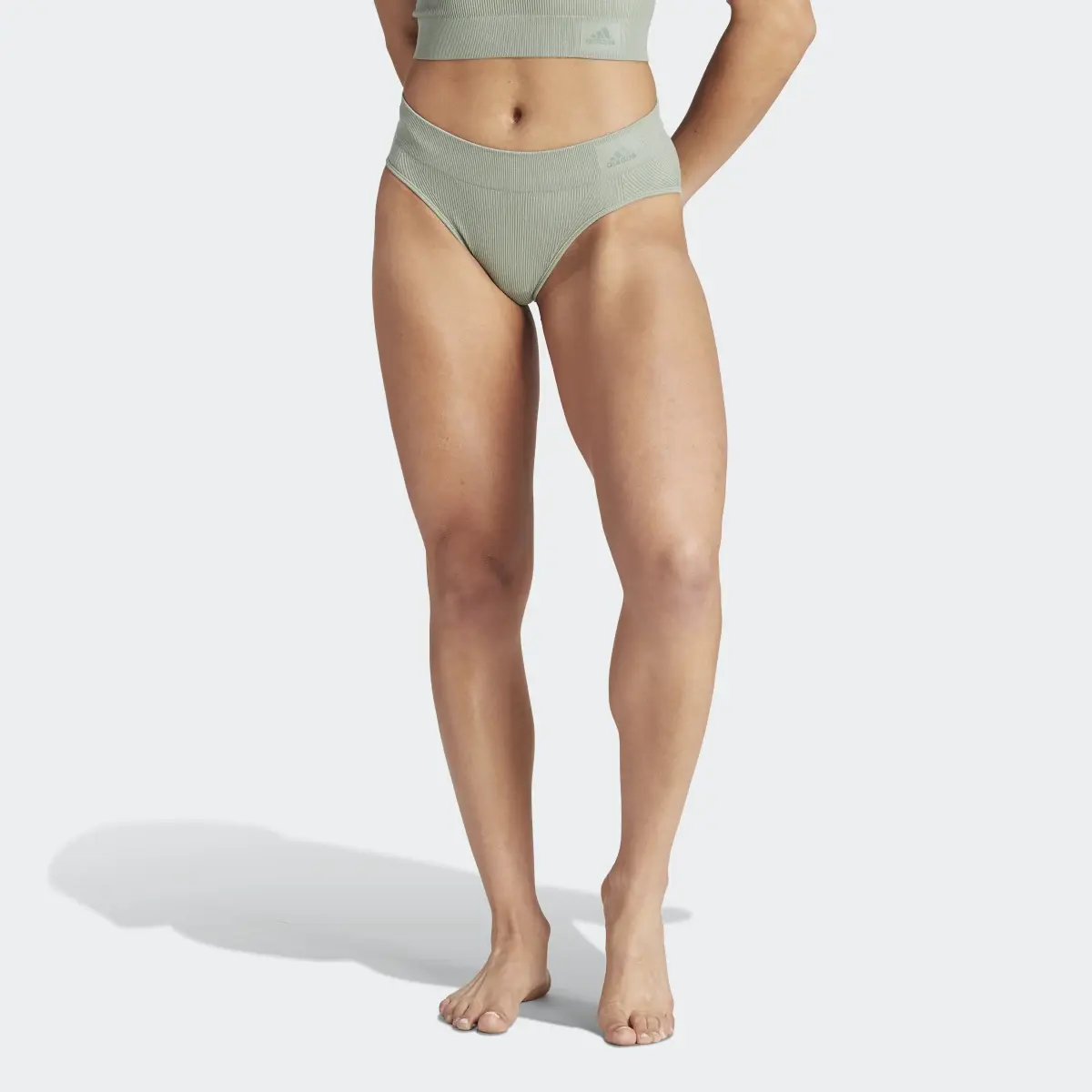 Adidas Slip Ribbed Active Seamless Hipster. 1