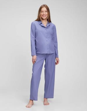 Maternity PJ Set blue