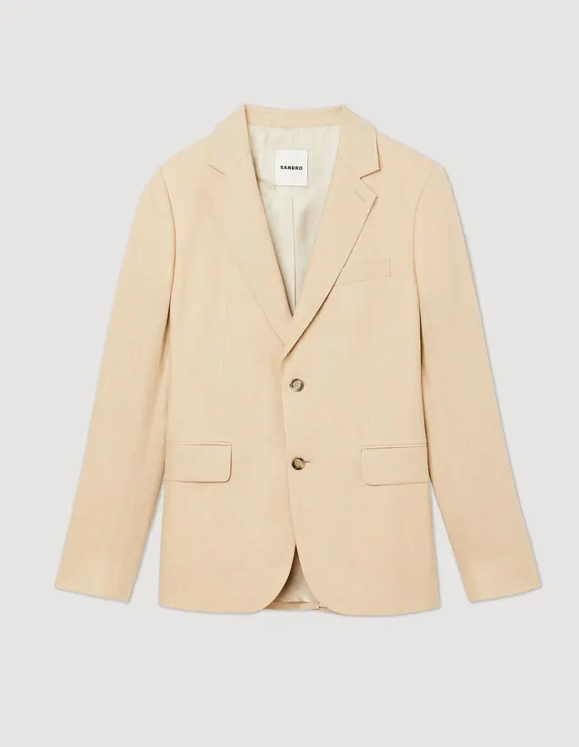 Sandro Linen suit jacket Login to add to Wish list. 2
