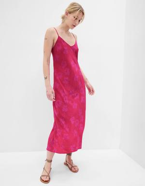 Midi Slip Dress pink