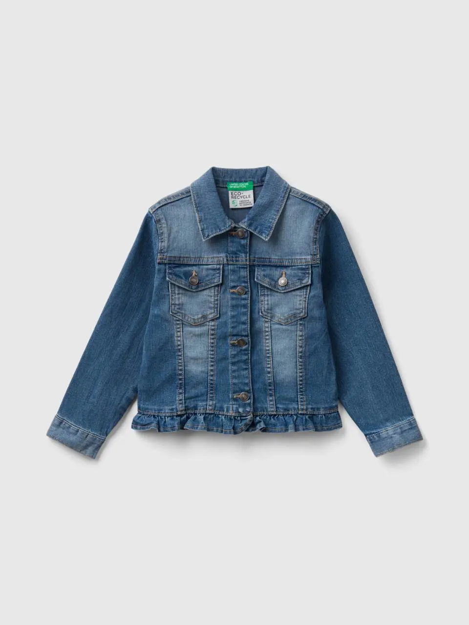 Benetton "eco-recycle" jean jacket. 1