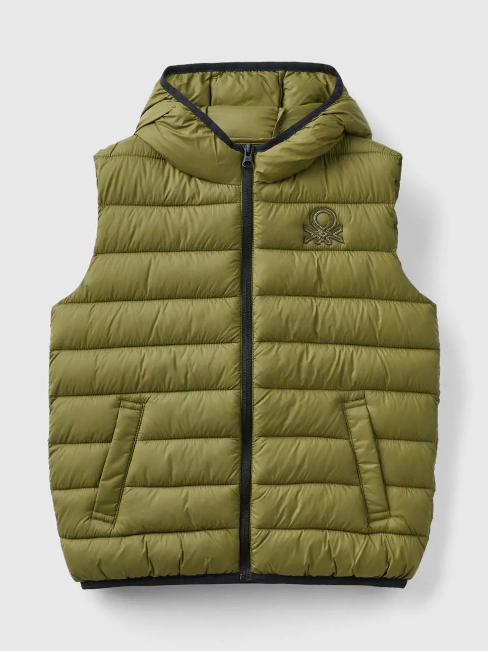 Benetton padded jacket with hood. 1