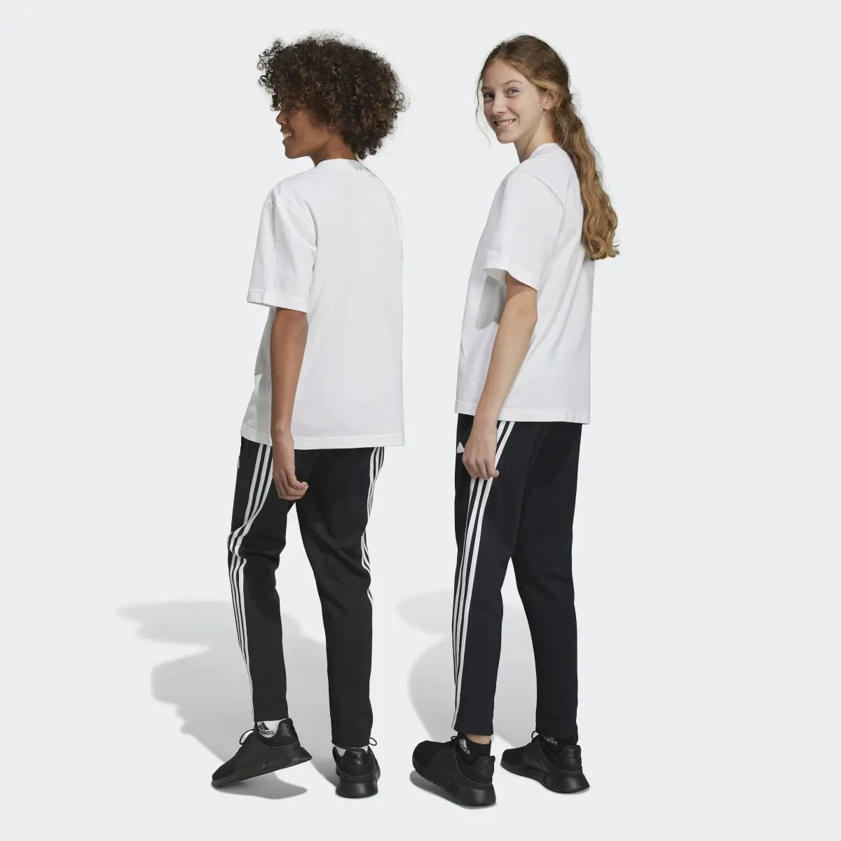 Adidas Future Icons 3-Stripes Ankle-Length Tracksuit Bottoms. 2