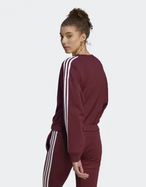 Adidas Felpa Essentials 3-Stripes Crop. 3 Adidas Felpa Essentials 3-Stripes Crop. 3
