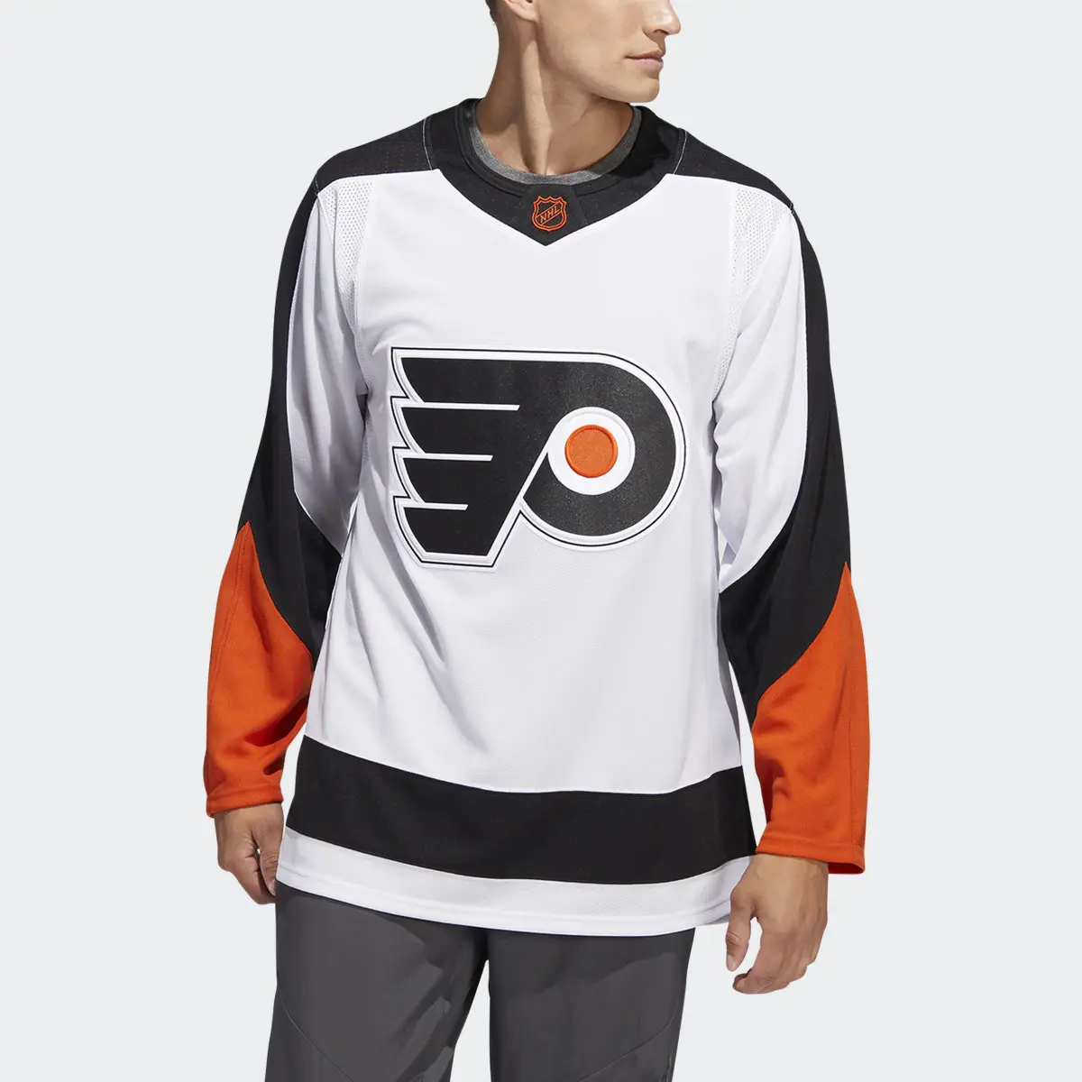 Adidas Flyers Authentic Reverse Retro Wordmark Jersey. 1