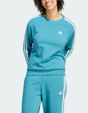 Adidas Essentials 3-Stripes Fleece Sweatshirt