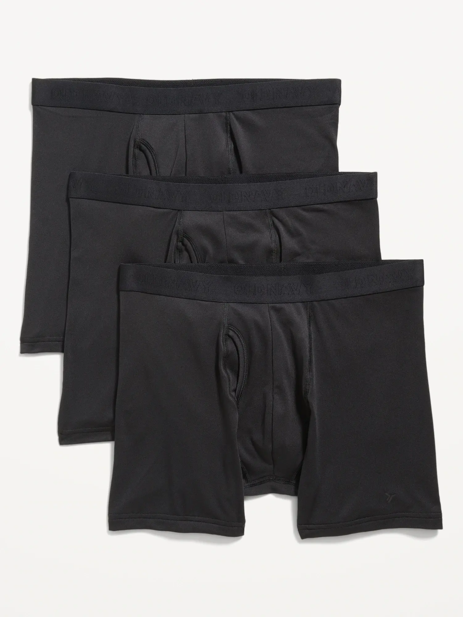 Old Navy Go-Dry Cool Performance Boxer-Brief Underwear 3-Pack -- 5-inch inseam black. 1